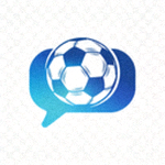 世界杯球迷论坛官方Logo，蓝色主色调足球图案与文字组合